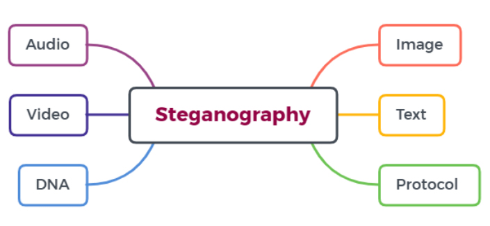 نمونه‌هایی از  steganography